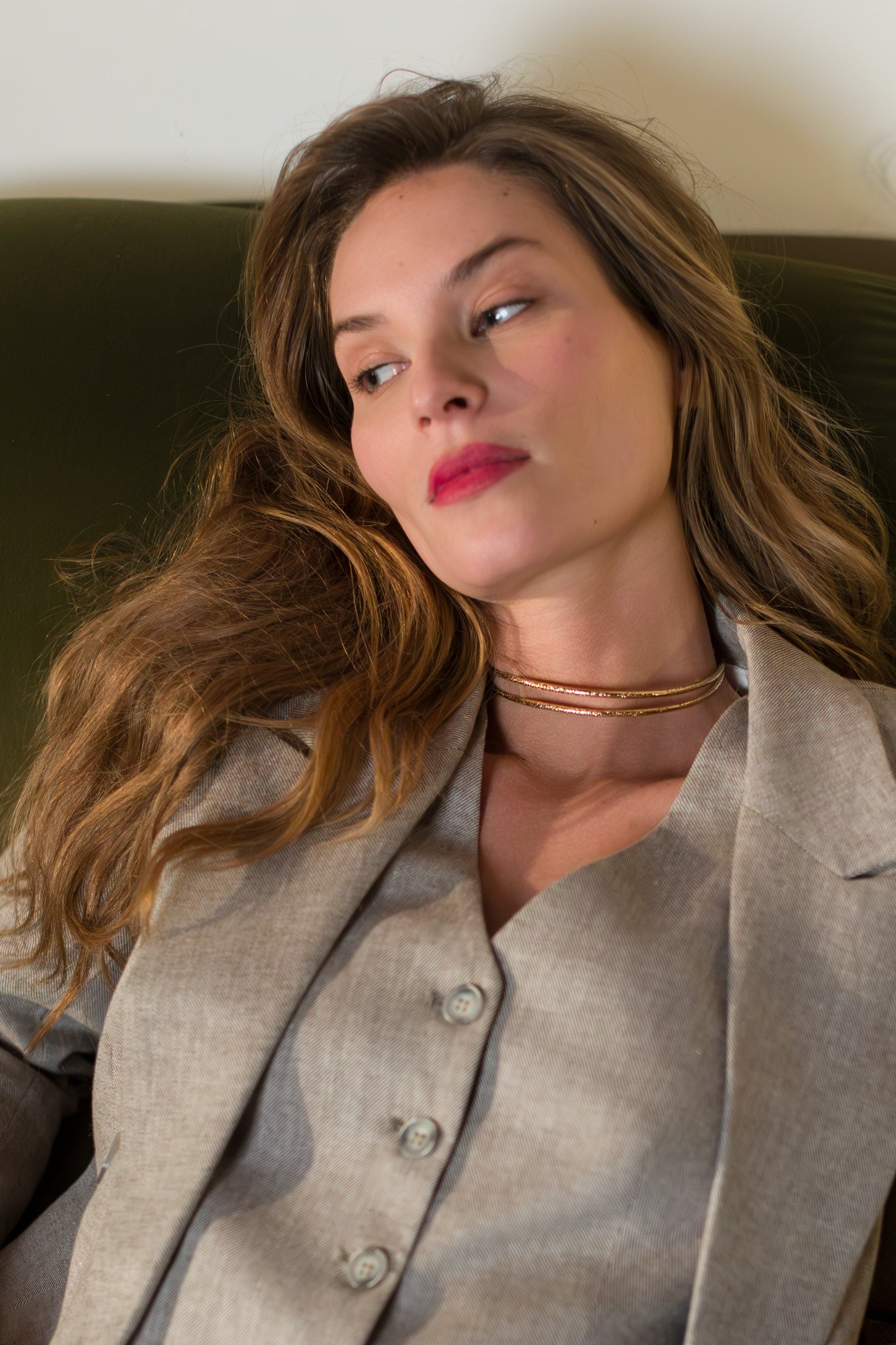 Chocker lapillo dorato - Compagnia Italiana