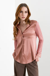 Maglia serafino fluida
