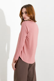 Maglia serafino fluida