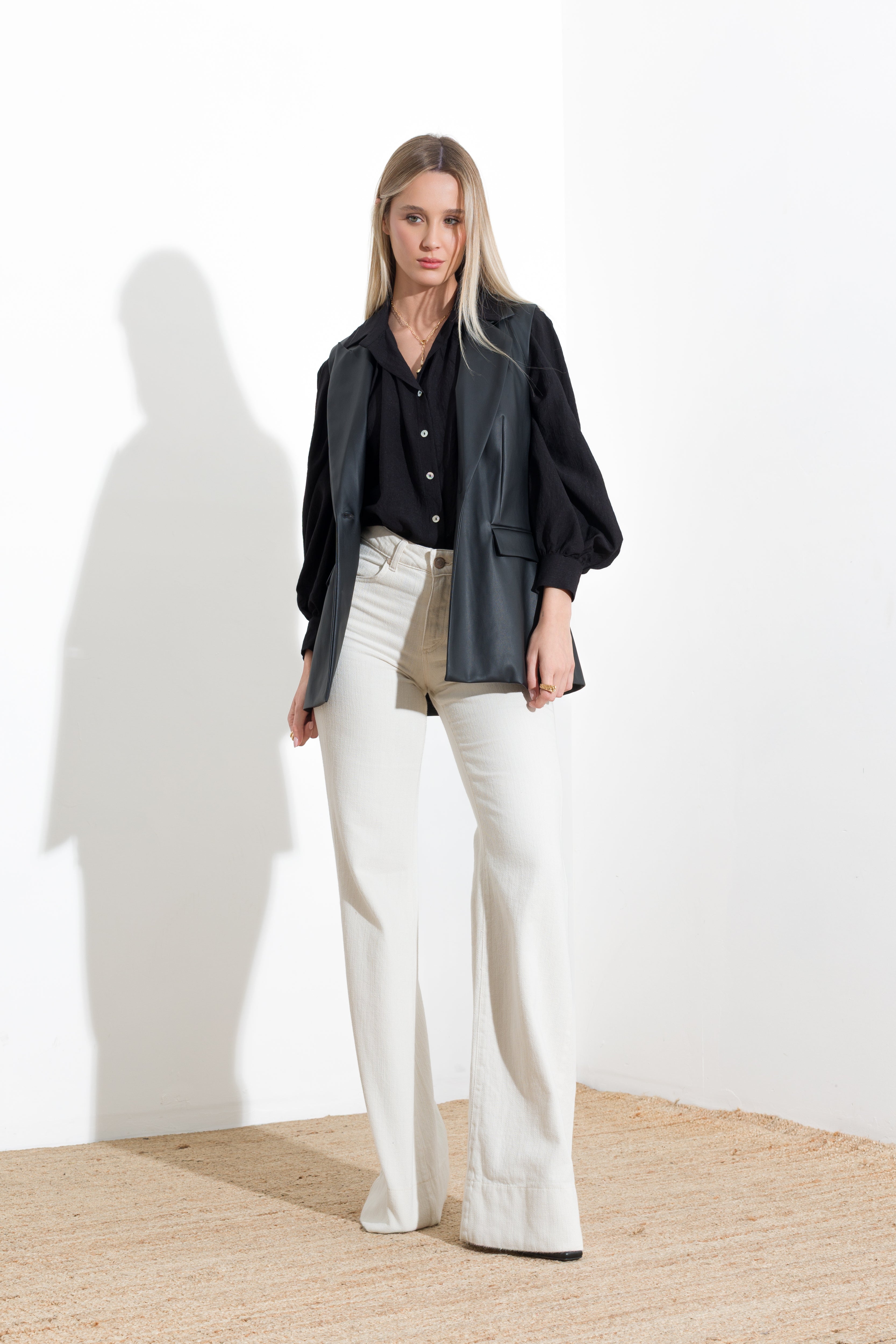 Camicia stropicciata in modal - Compagnia Italiana