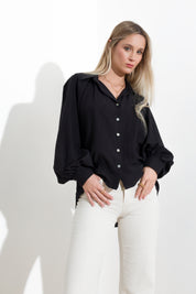 Camicia stropicciata in modal - Compagnia Italiana