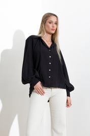 Camicia stropicciata in modal - Compagnia Italiana