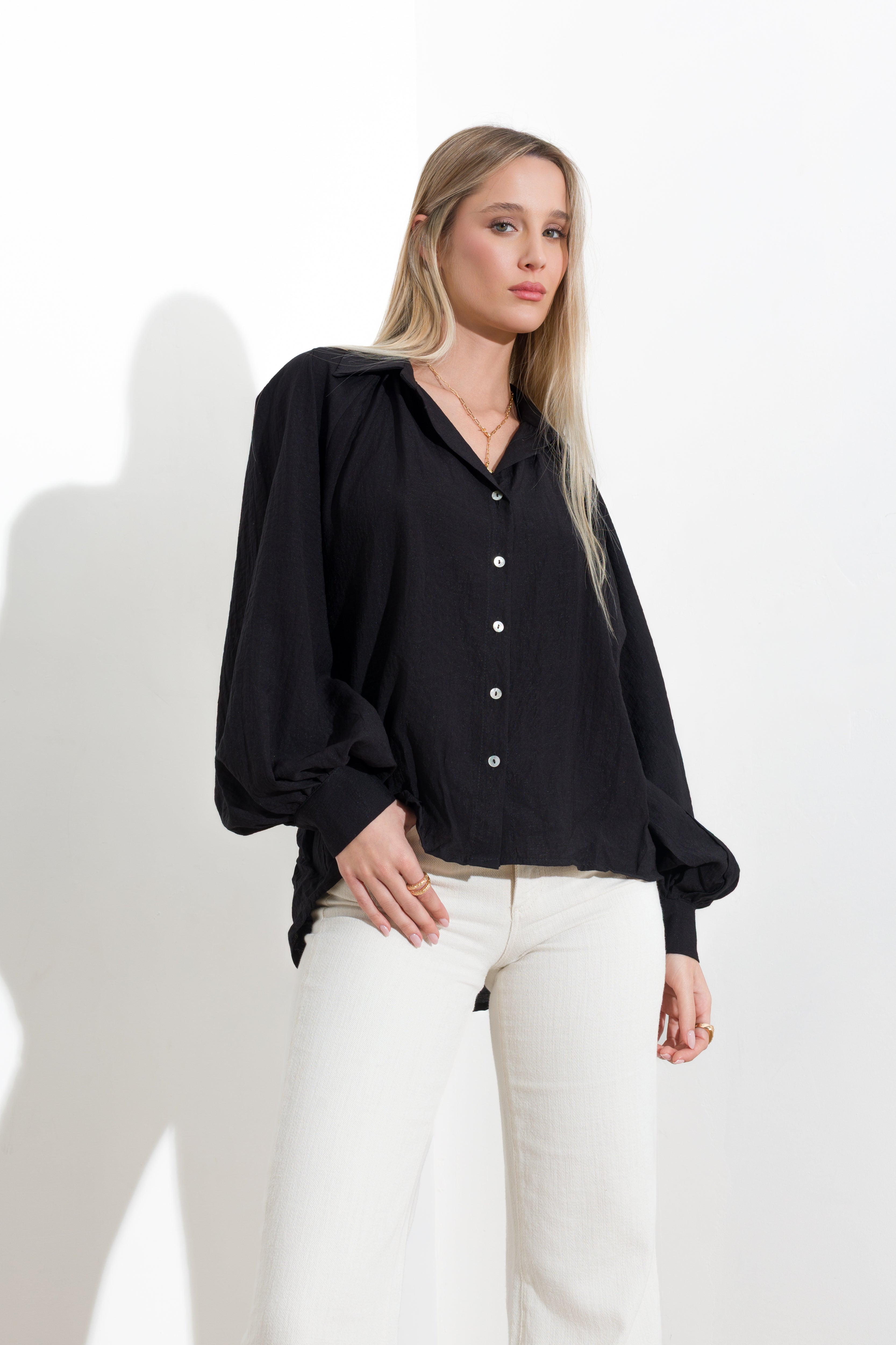 Camicia stropicciata in modal - Compagnia Italiana