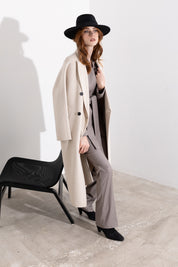Cappotto lungo doppio petto