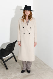 Cappotto lungo doppio petto