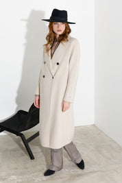 Cappotto lungo doppio petto