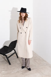 Cappotto lungo doppio petto