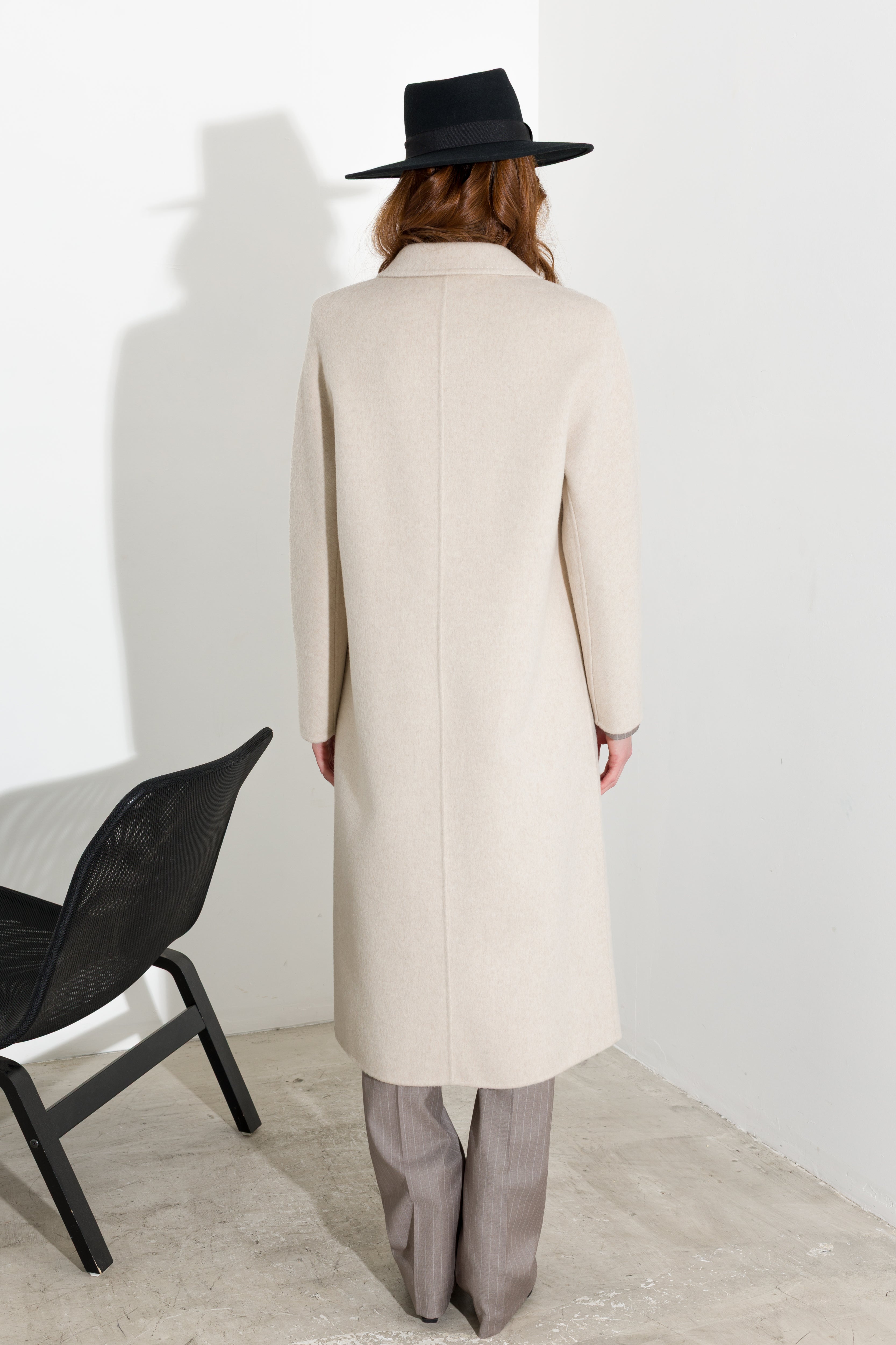 Cappotto lungo doppio petto