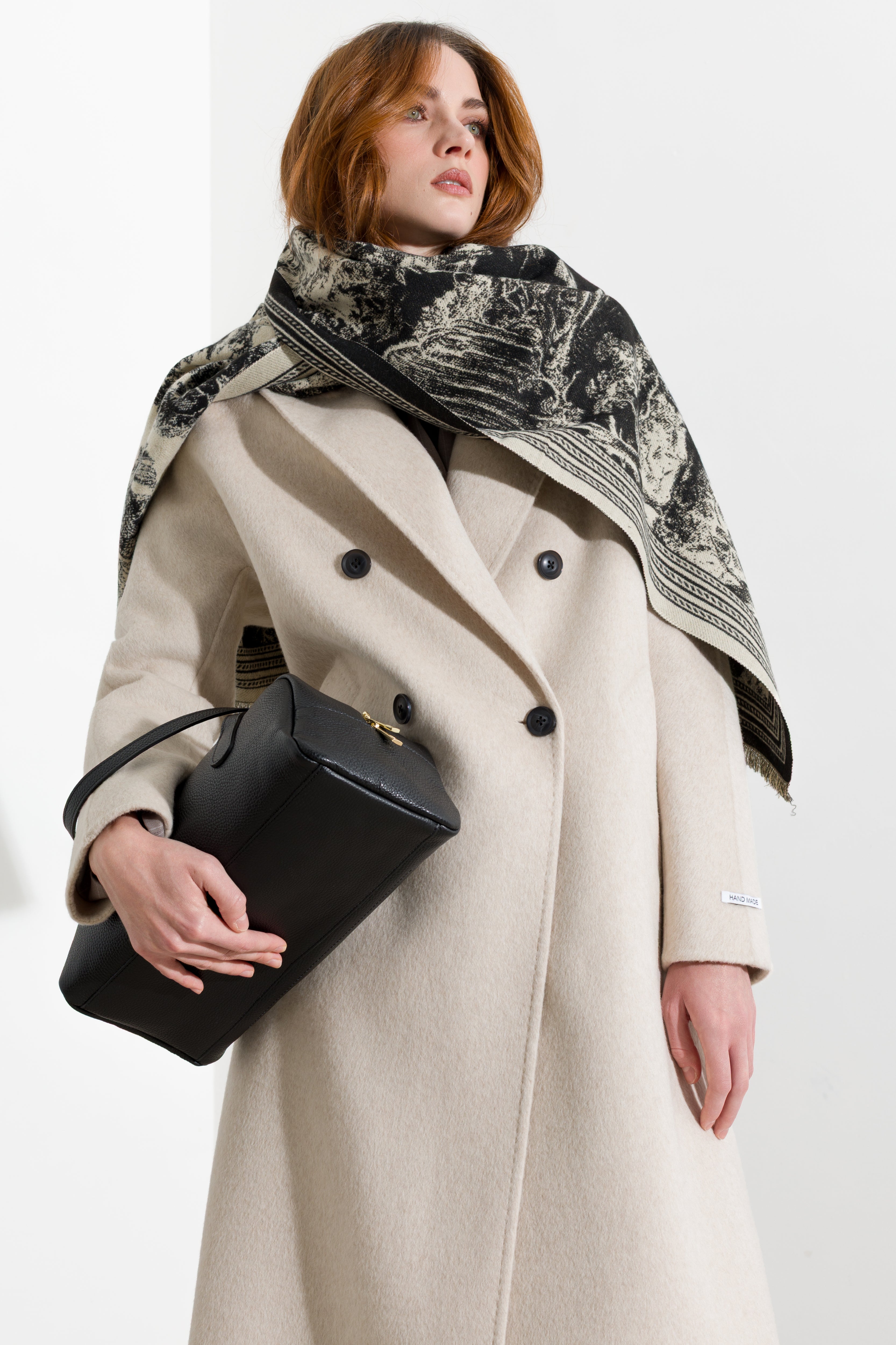 Cappotto lungo doppio petto