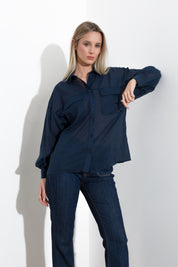 Camicia in mussola di cotone - Compagnia Italiana