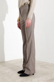 Pantalone gessato gamba dritta