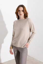Maglia girocollo in cashmere