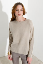 Pull ras-du-cou en cachemire - Friendly Sweater