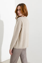 Pull ras-du-cou en cachemire - Friendly Sweater