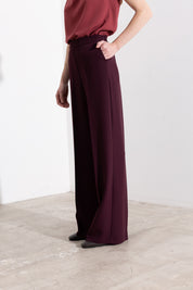 Pantalone a palazzo fluido