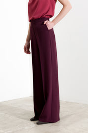 Pantalone a palazzo fluido