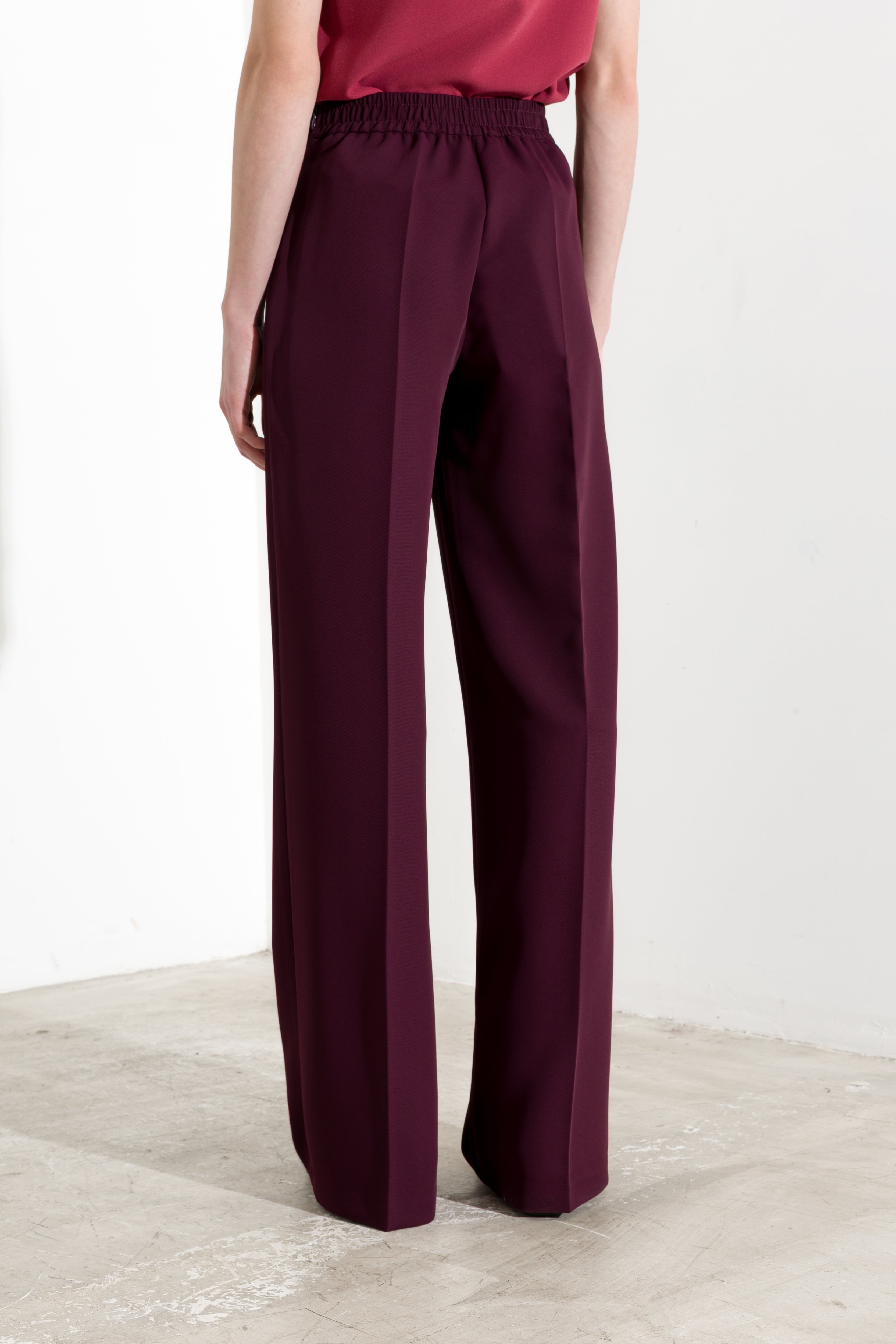 Pantalone a palazzo fluido