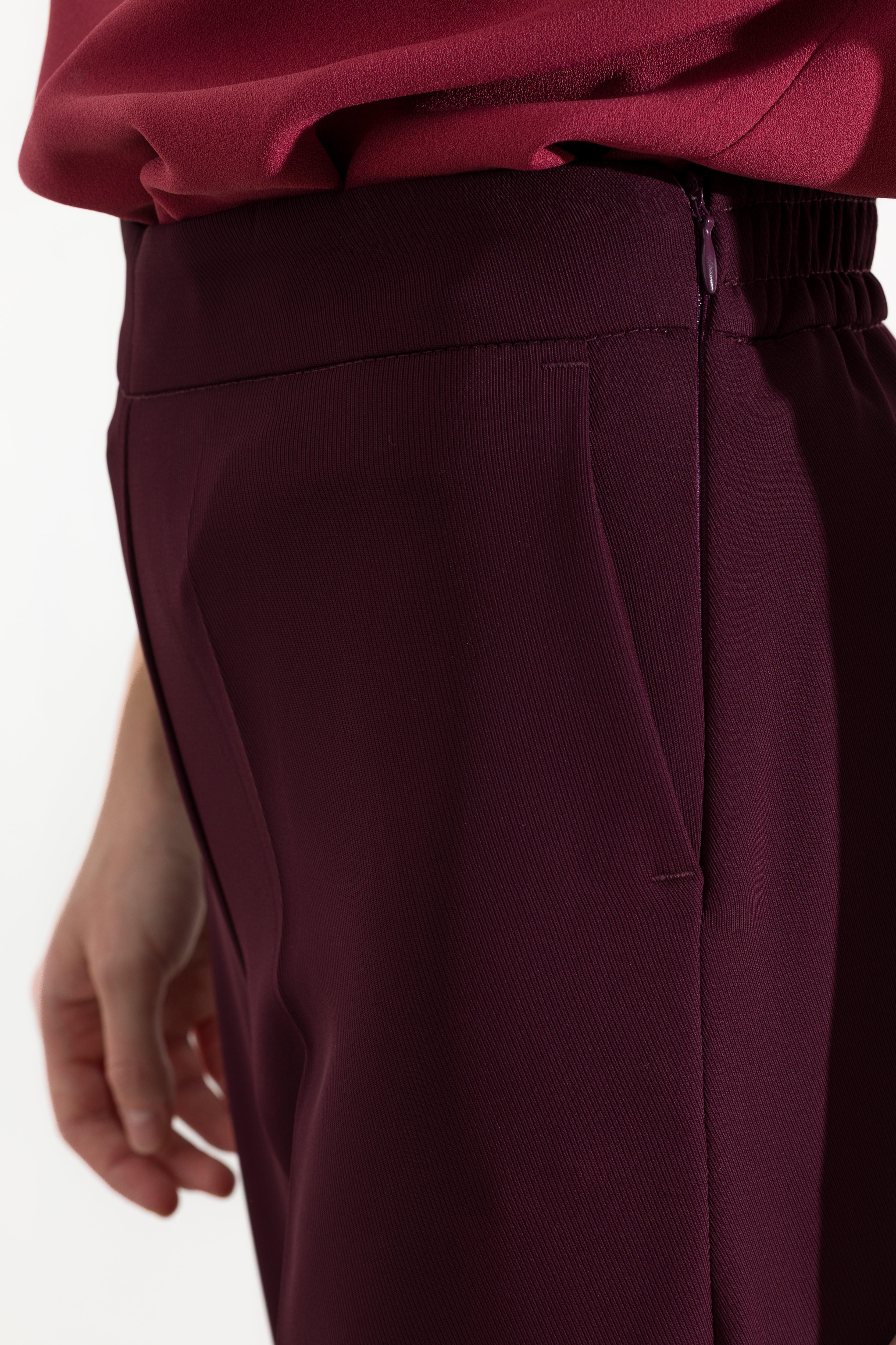 Pantalone a palazzo fluido