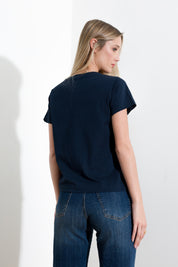 T-shirt con ricamo - Compagnia Italiana