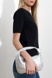 Borsa mini in pelle laminata - Compagnia Italiana