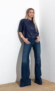 T-shirt in similpelle - Compagnia Italiana