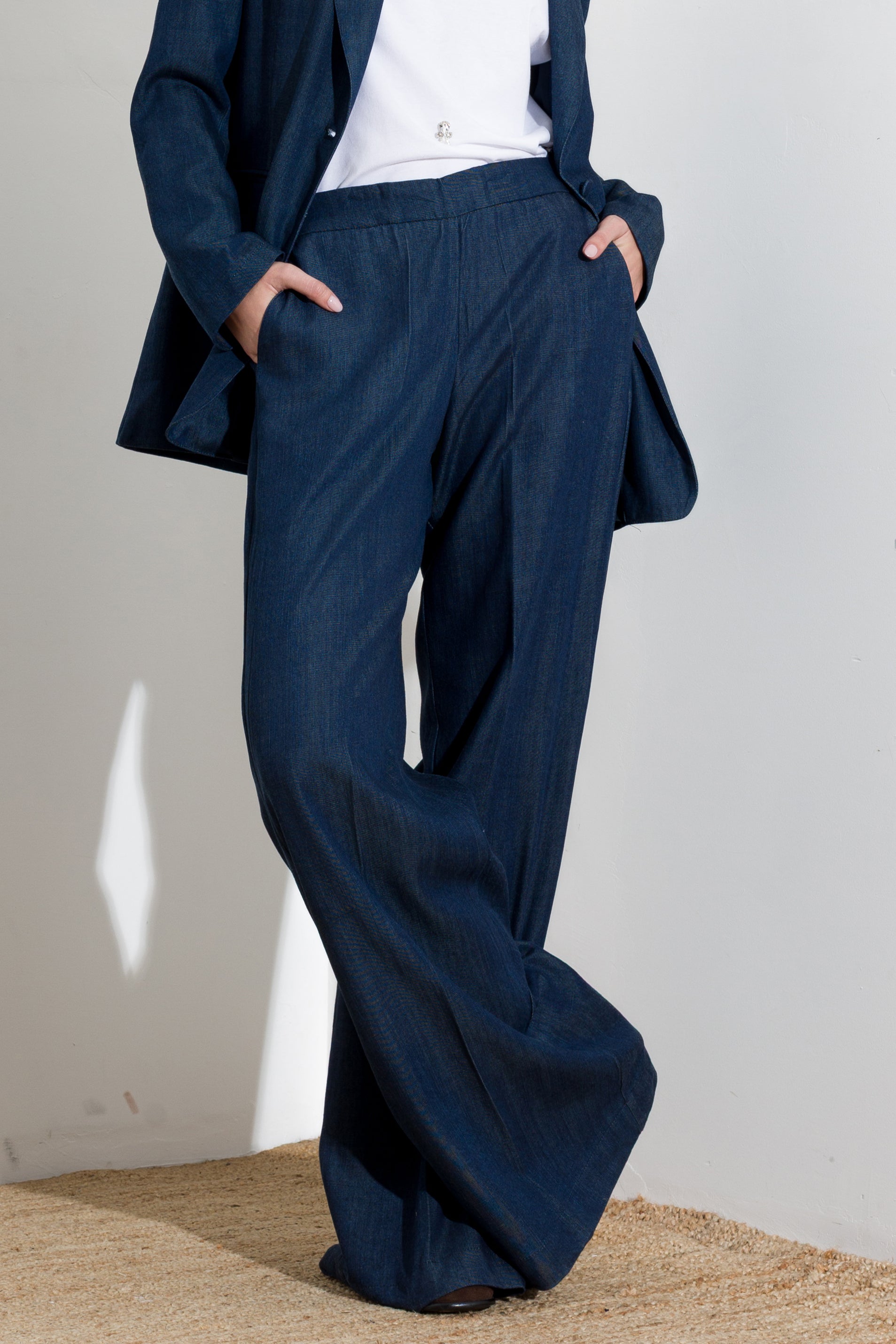 Pantalone effetto denim - Compagnia Italiana