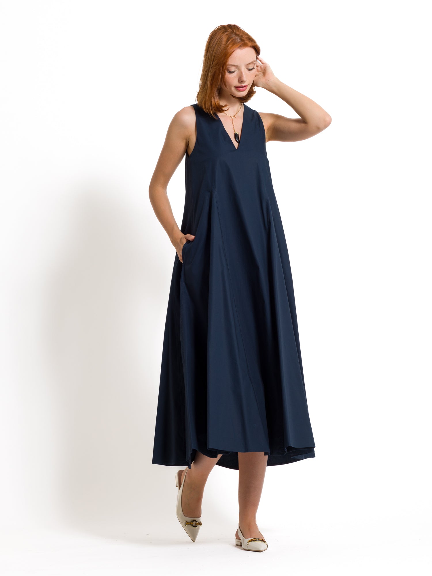 Abito lungo in cotone | Uncategorized da donna
