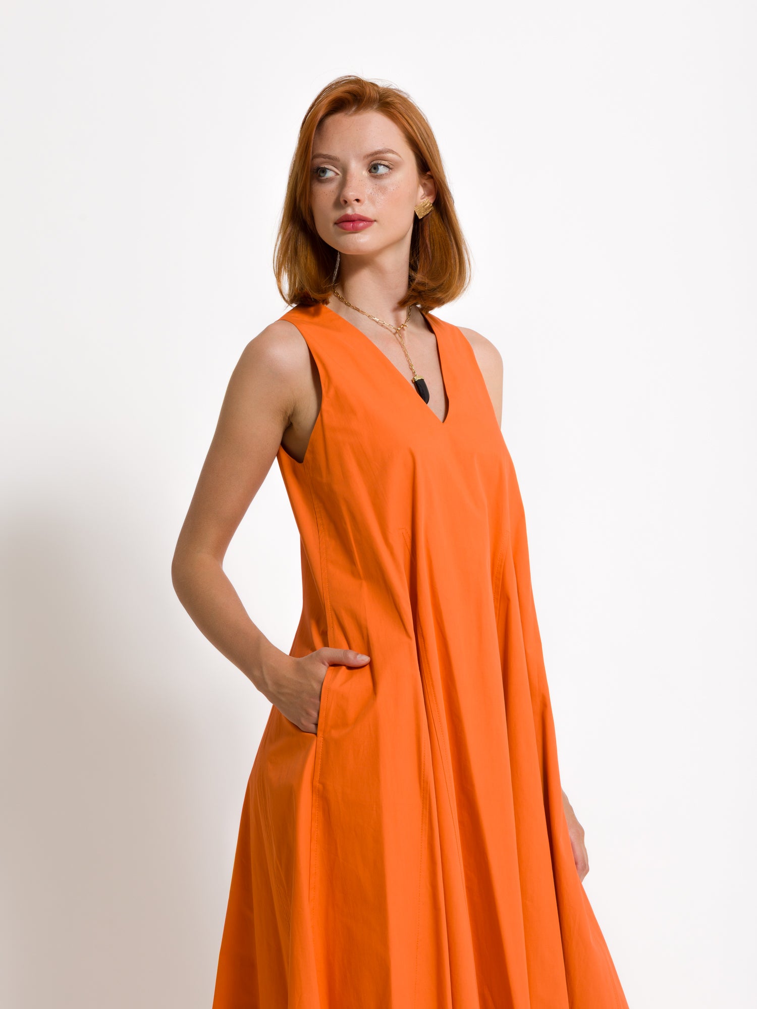 Abito lungo in cotone | Uncategorized da donna