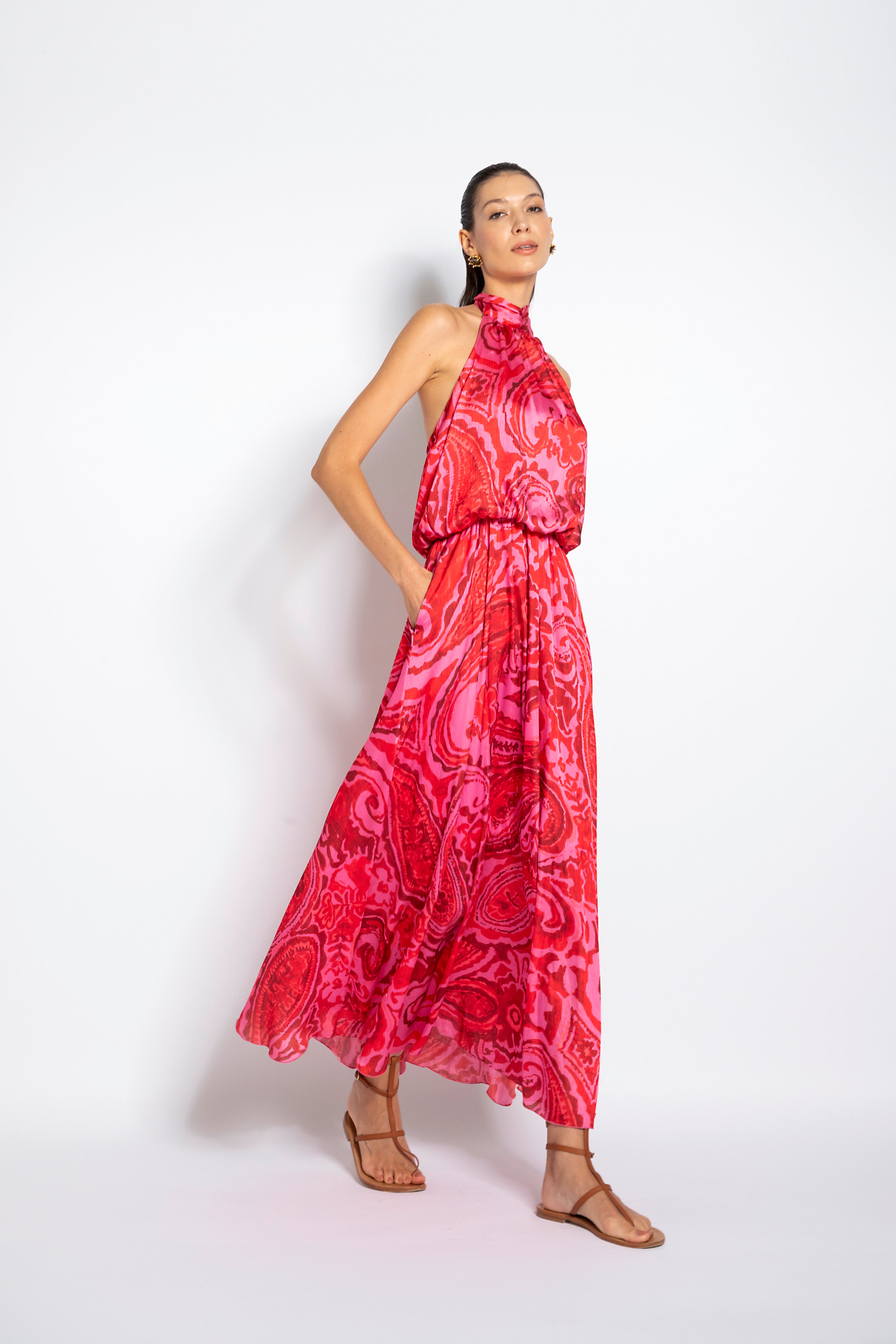 Abito lungo stampato | Uncategorized da donna