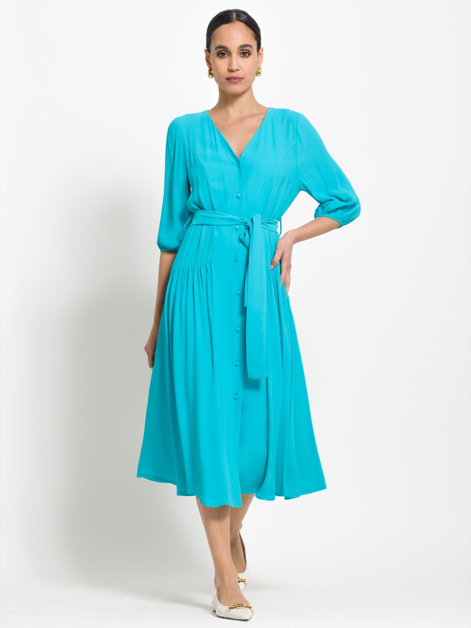 Abito midi con cintura | Uncategorized da donna