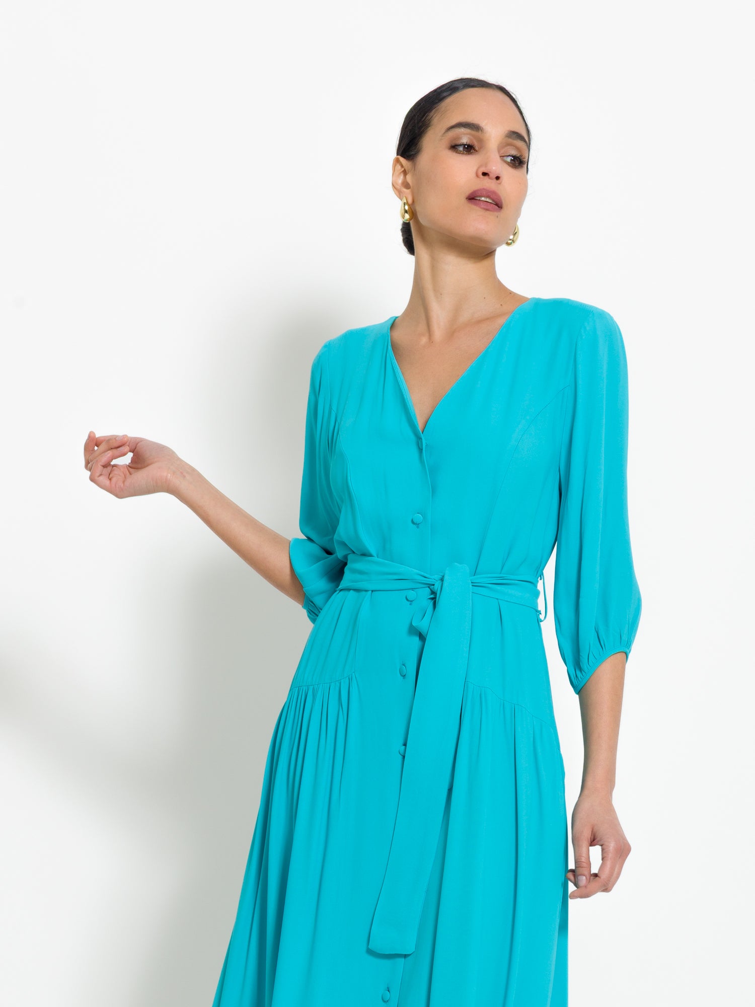 Abito midi con cintura | Uncategorized da donna