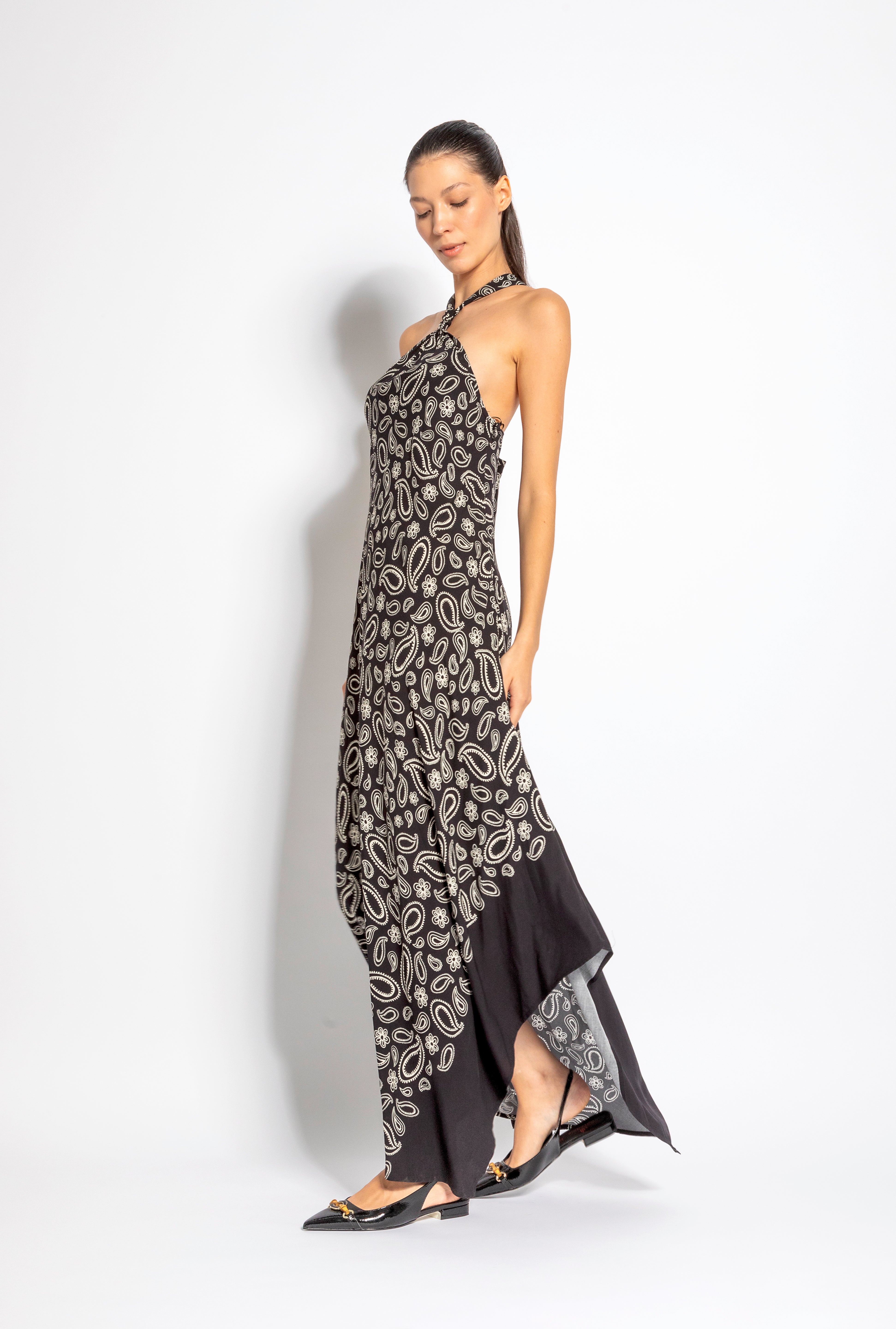 Abito lungo con stampa bandana | Uncategorized da donna