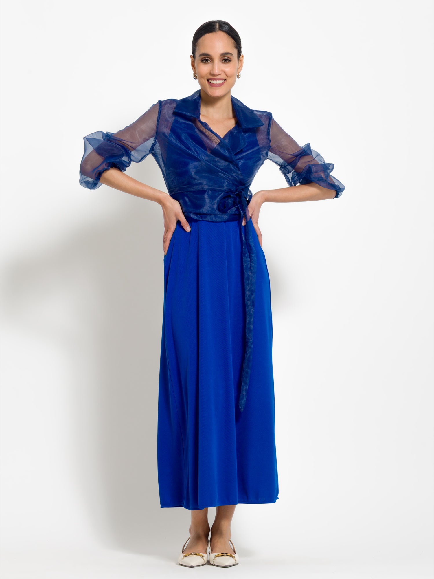 Abito lungo scollo v | Uncategorized da donna