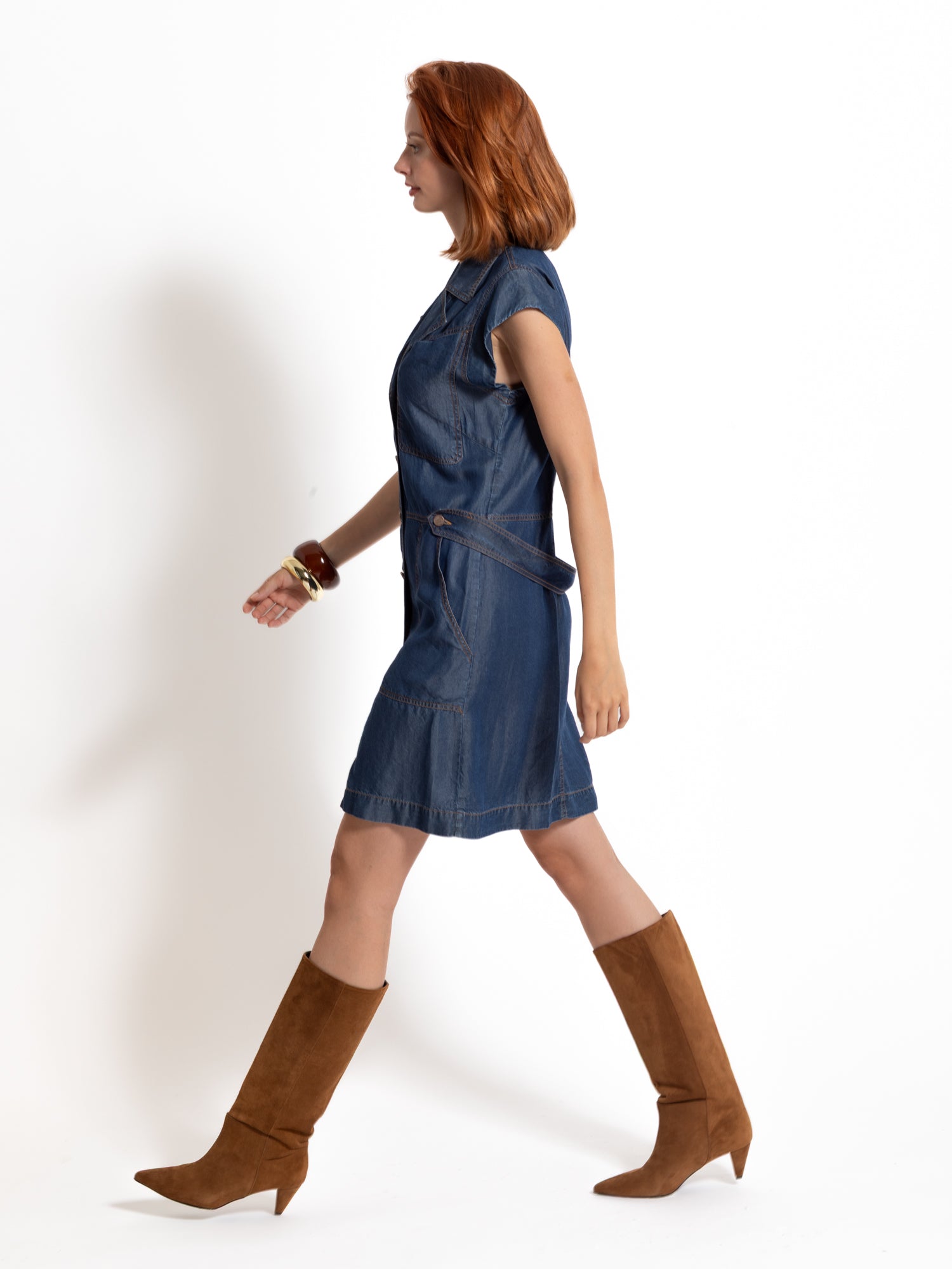 Abito corto in lyocell | Uncategorized da donna