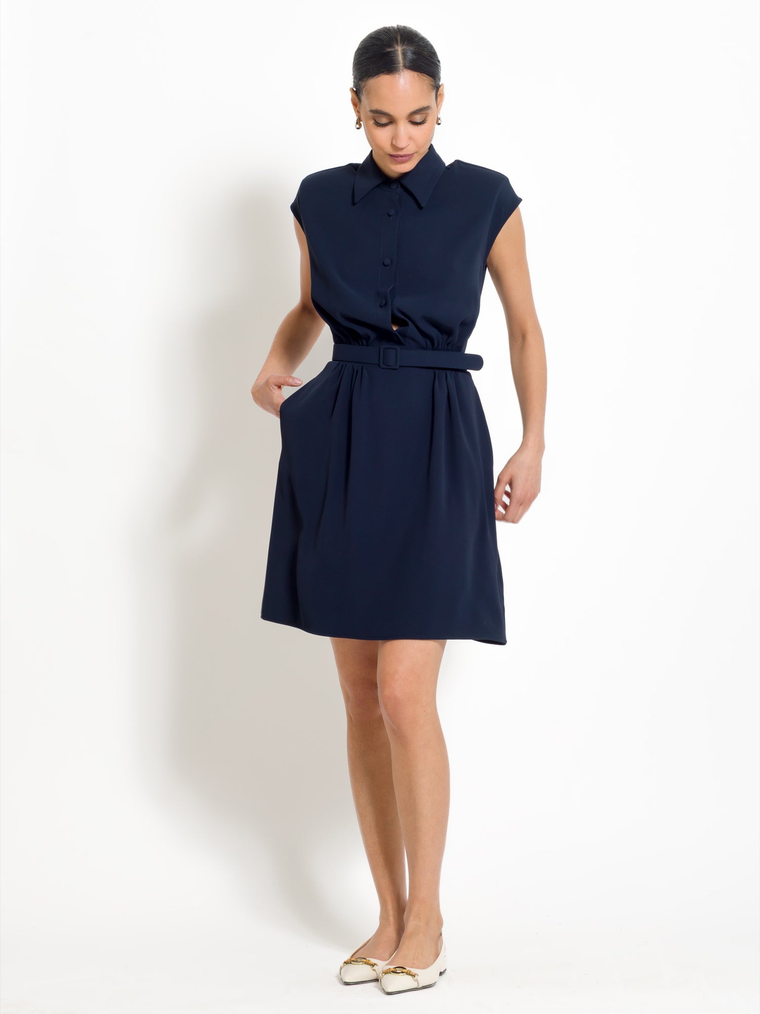 Abito corto con cintura | Uncategorized da donna