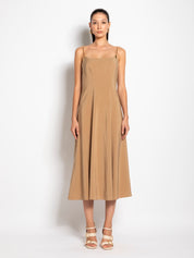 Abito lungo con bretelle catena in tencel | Uncategorized da donna