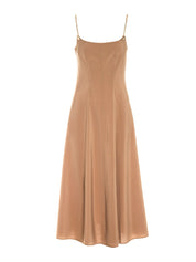 Abito lungo con bretelle catena in tencel | Uncategorized da donna