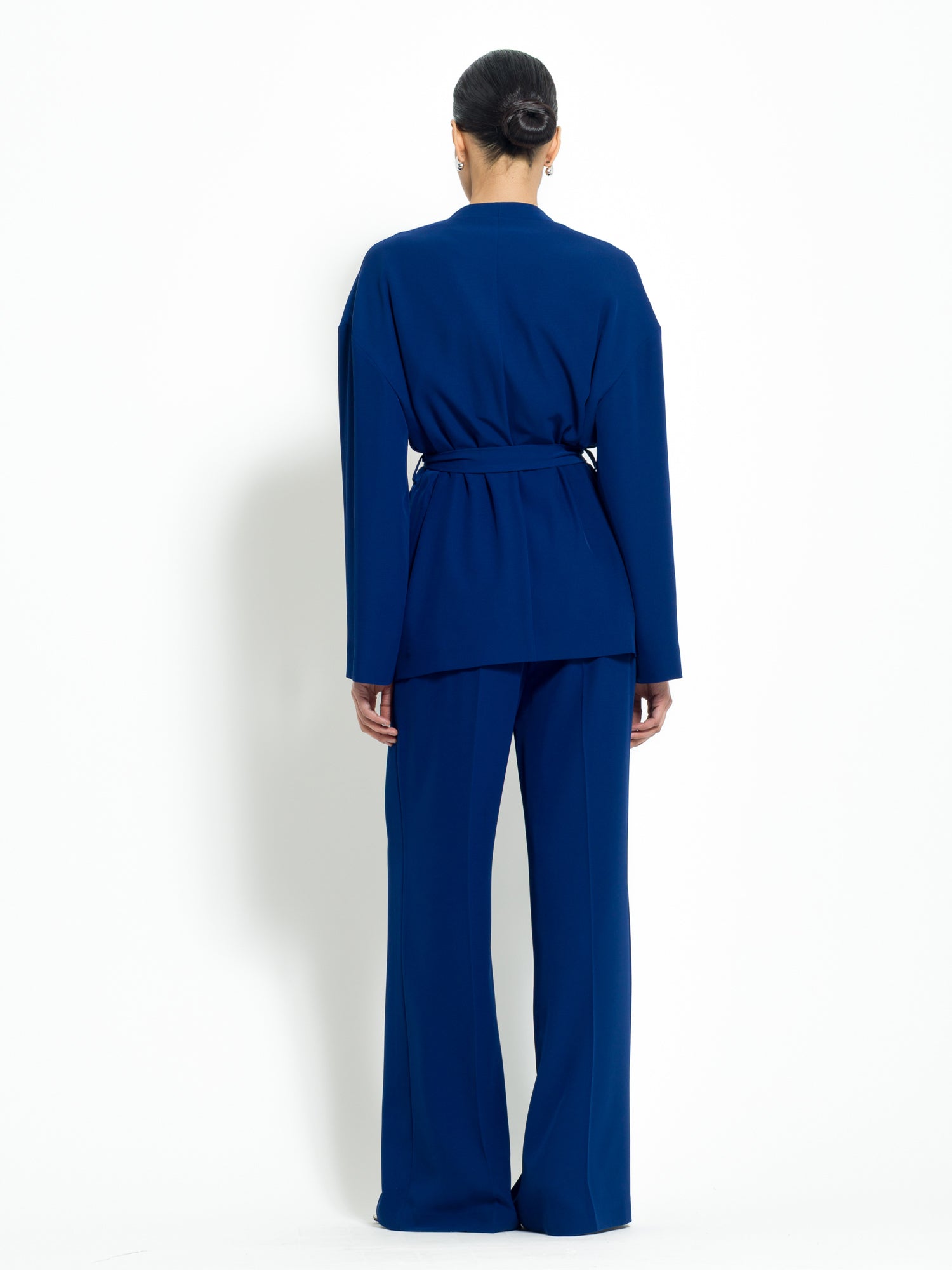 Caban cinturato in diagonale fluido | Uncategorized da donna