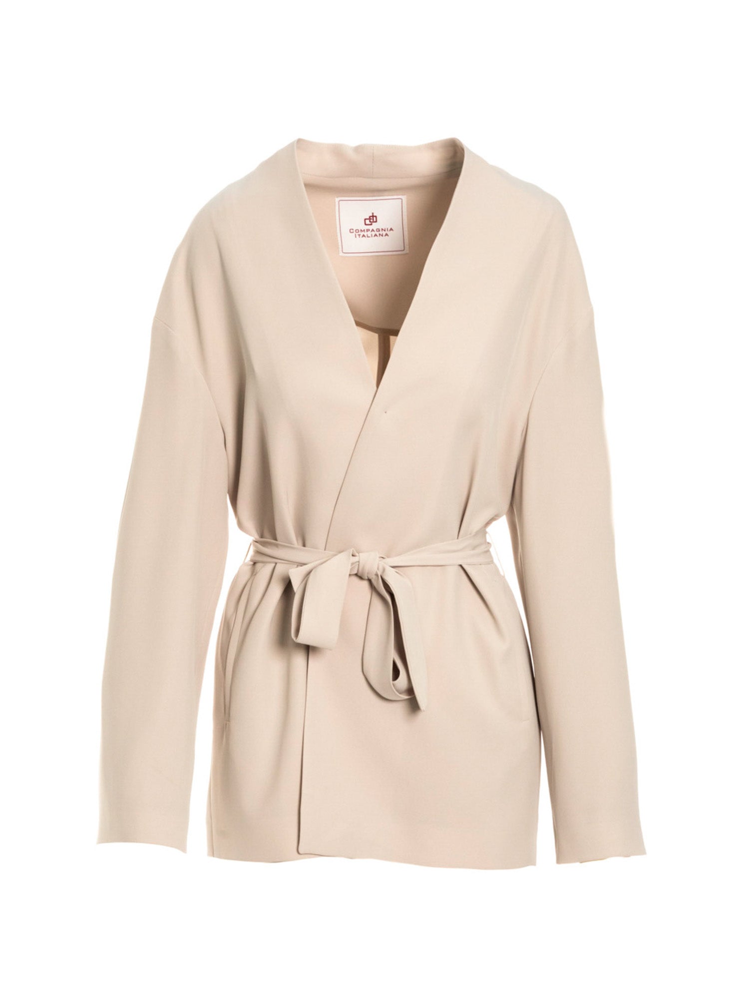 Caban cinturato in diagonale fluido | Uncategorized da donna