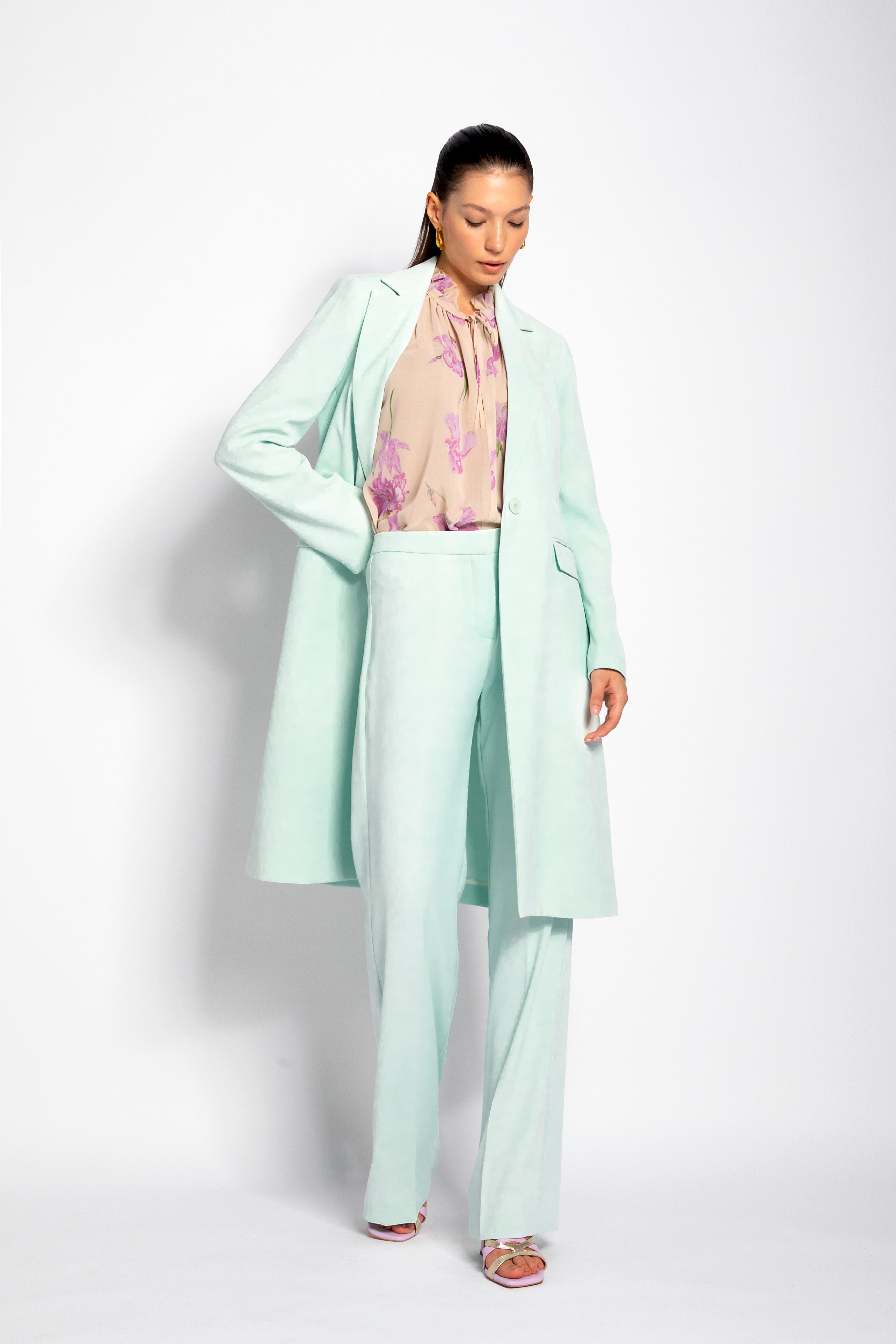 Spolverino lungo in cady fluido | Uncategorized da donna