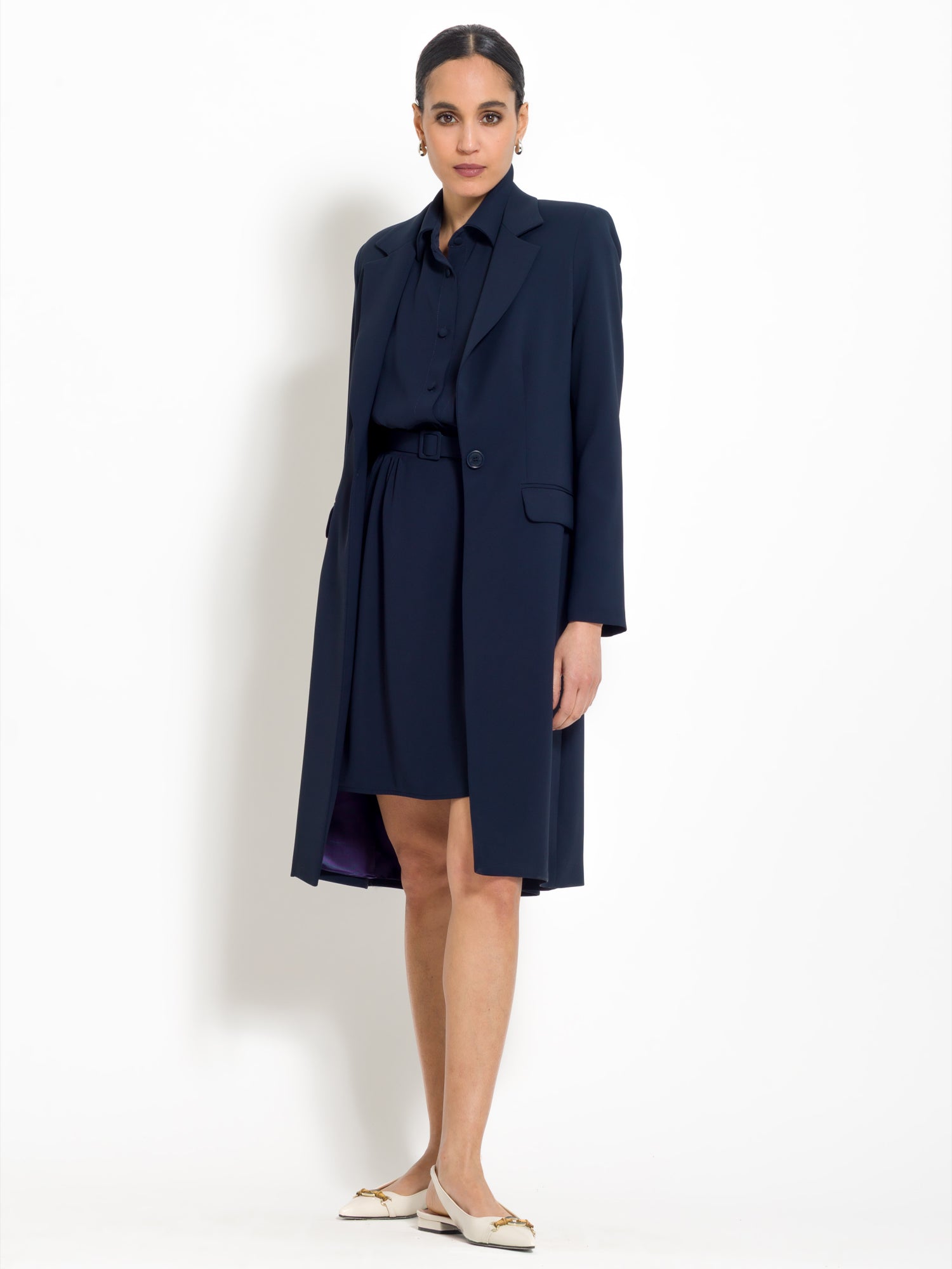 Spolverino lungo in cady fluido | Uncategorized da donna