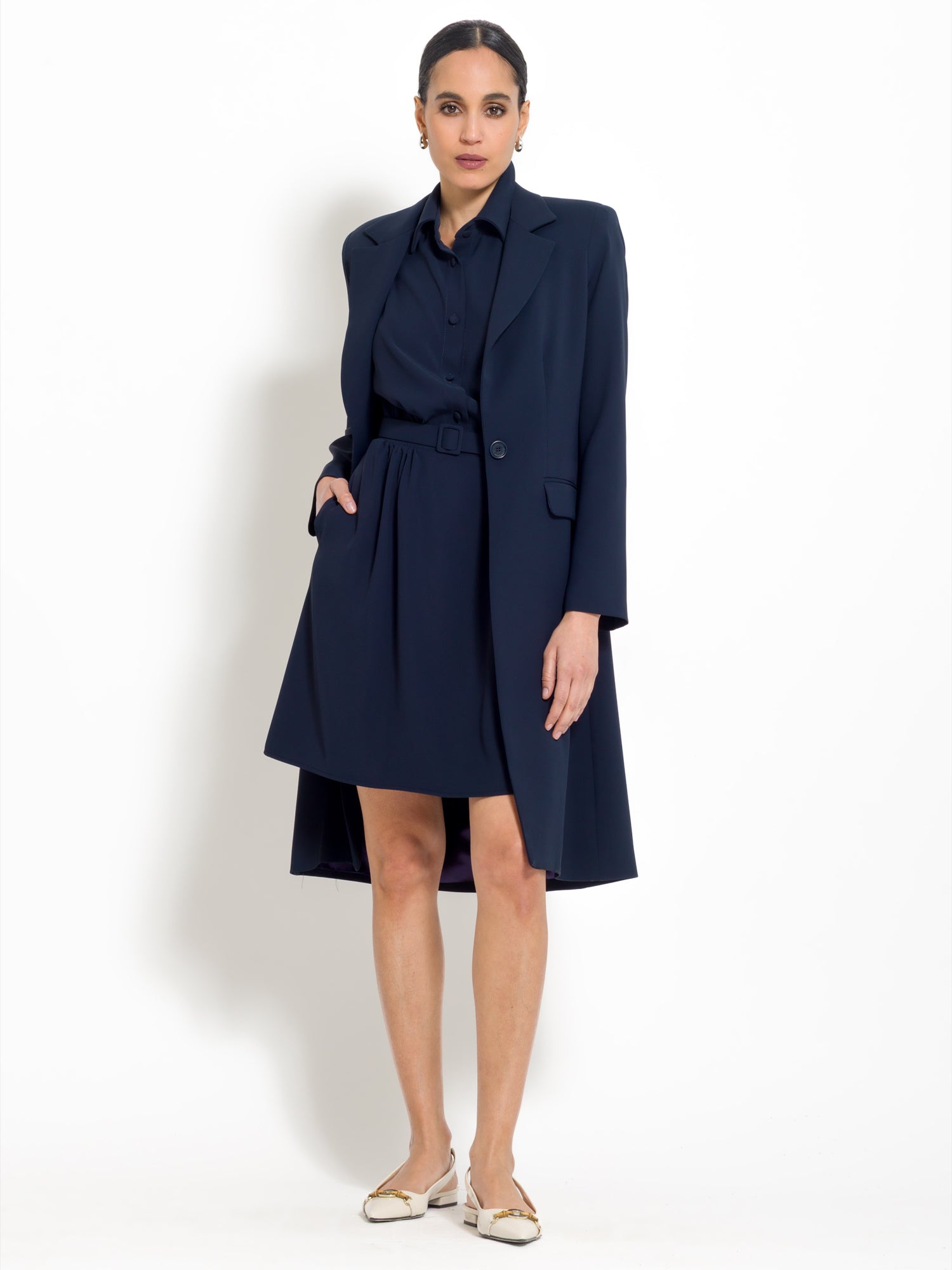 Spolverino lungo in cady fluido | Uncategorized da donna