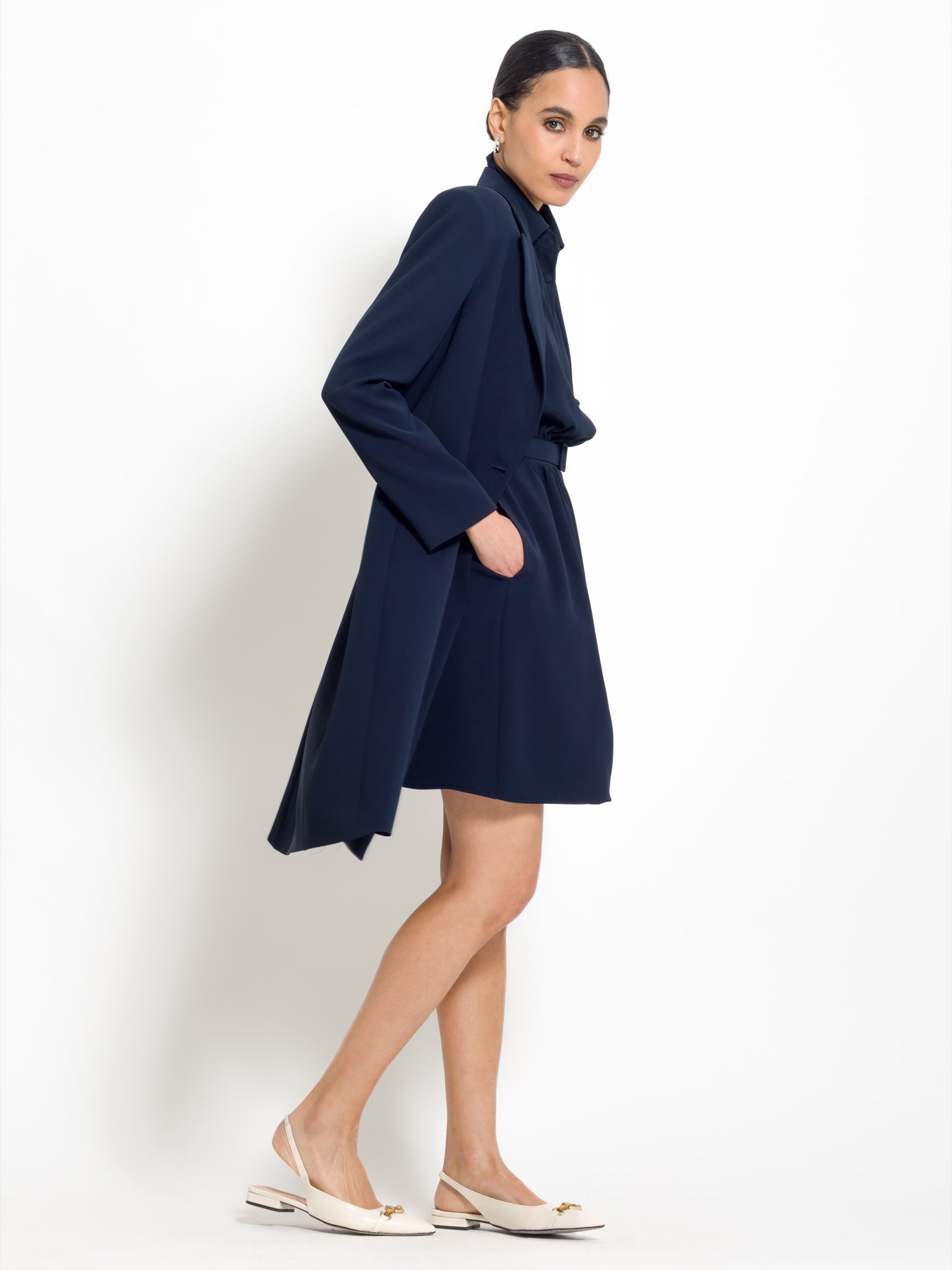 Spolverino lungo in cady fluido | Uncategorized da donna