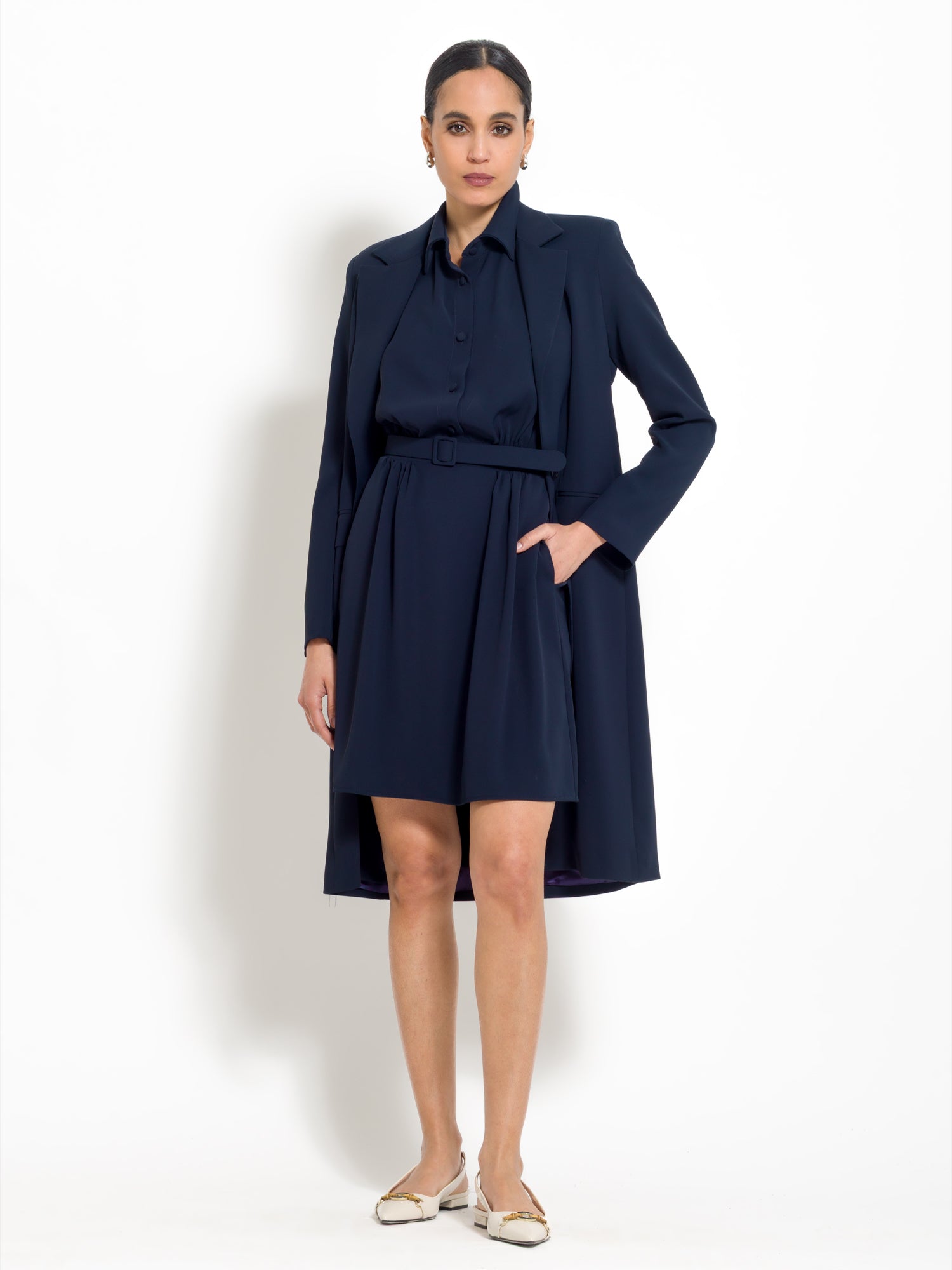Spolverino lungo in cady fluido | Uncategorized da donna