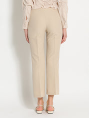 Pantalone in tessuto tecnico diagonale a trombetta | Uncategorized da donna