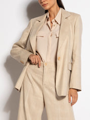 Blazer monopetto in galles fiammato | Uncategorized da donna