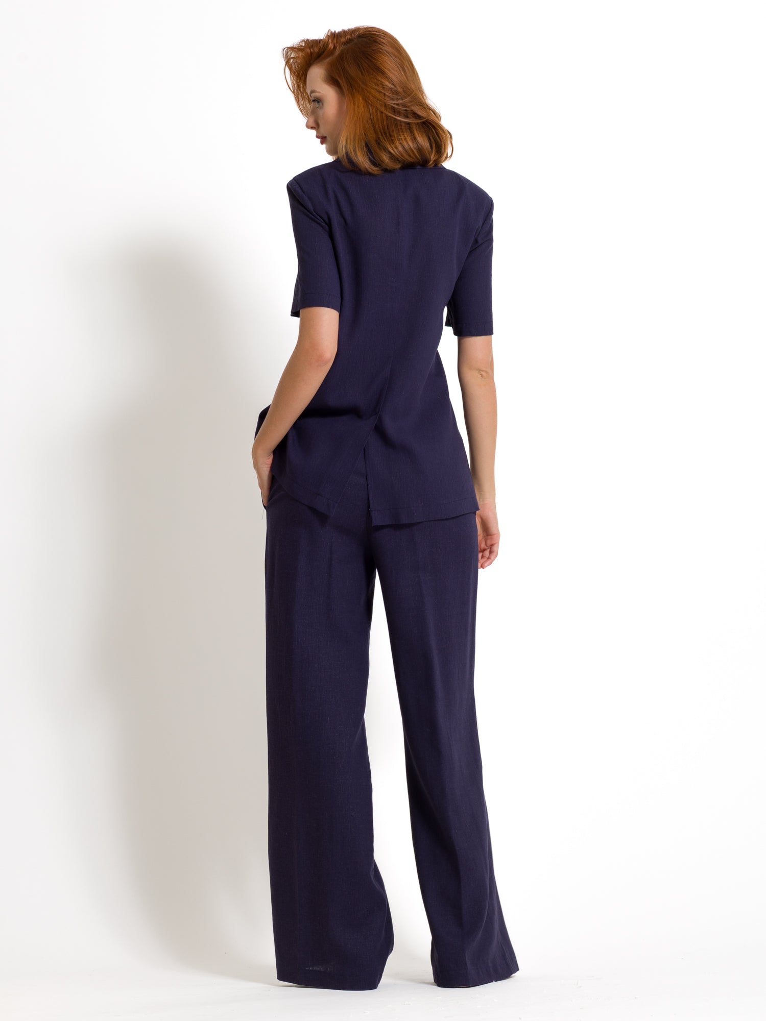 Giacca mezza manica in misto lino | Uncategorized da donna
