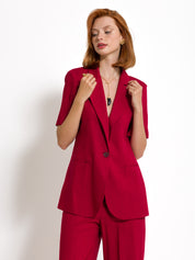 Giacca mezza manica in misto lino | Uncategorized da donna