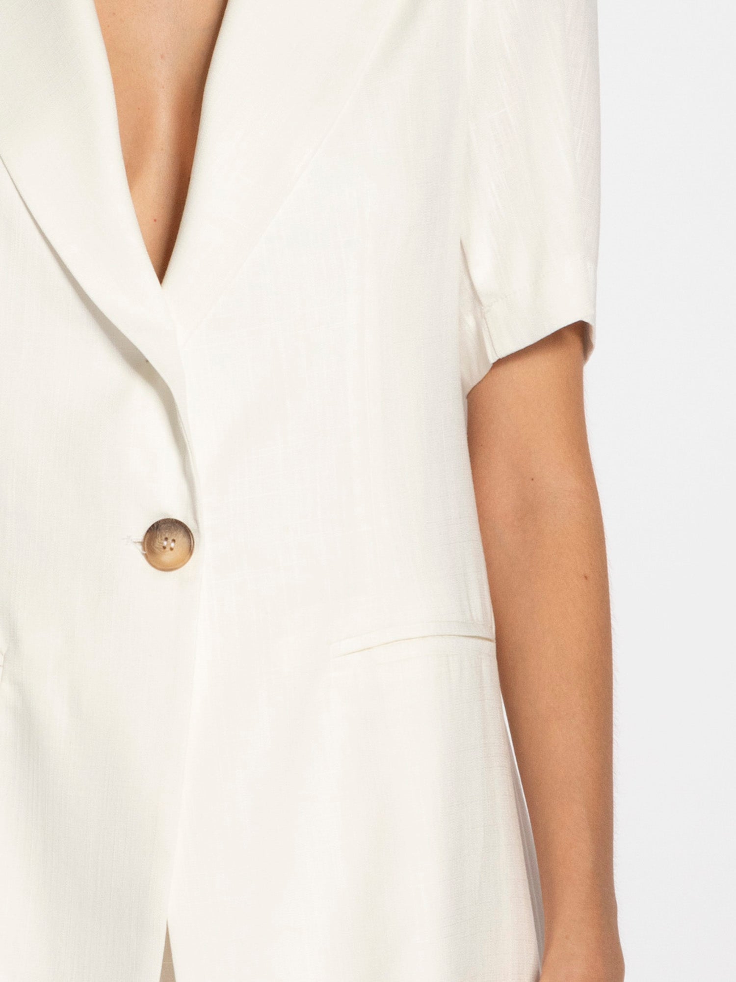 Giacca mezza manica in misto lino | Uncategorized da donna