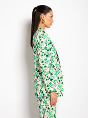 Blazer monopetto stampa fiori | Uncategorized da donna